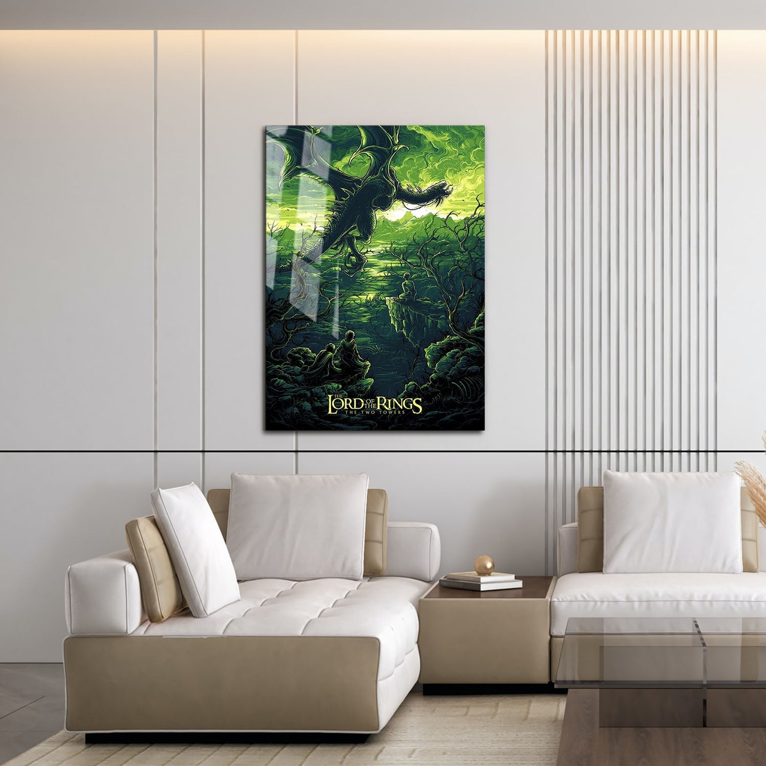 Flex Designs Metal Poster The Lord of the Rings The Two Towers Sketch 16 x 24" Home Goods - Movie 2002 Movie Metal Poster