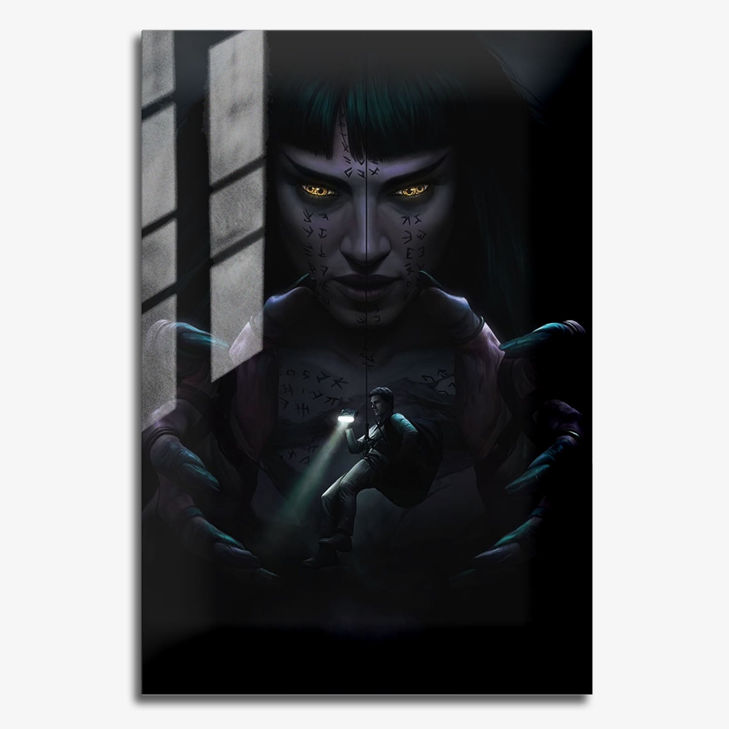 Flex Designs Metal Poster The Mummy Sketch 11 x 17" Home Goods - Movie 1999 Movie Metal Poster