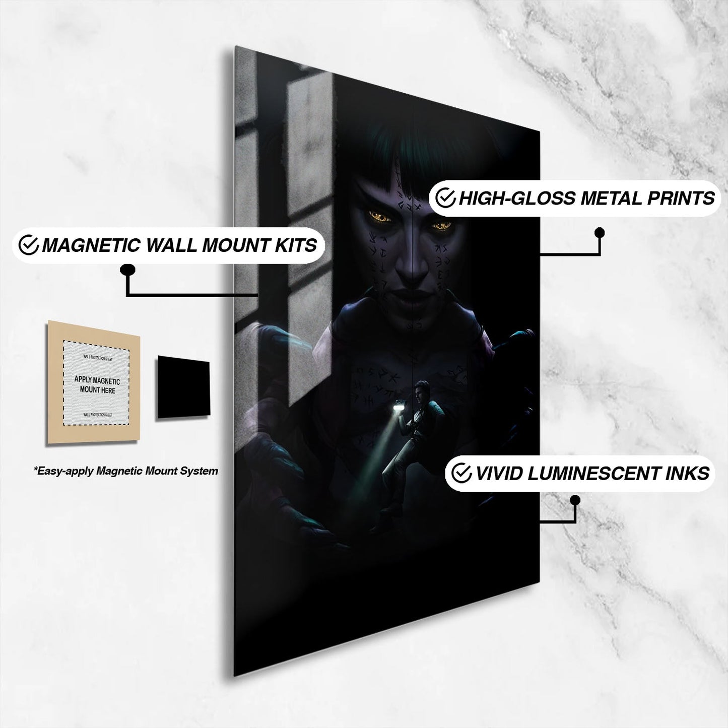 Flex Designs Metal Poster The Mummy Sketch 16 x 24" Home Goods - Movie 1999 Movie Metal Poster