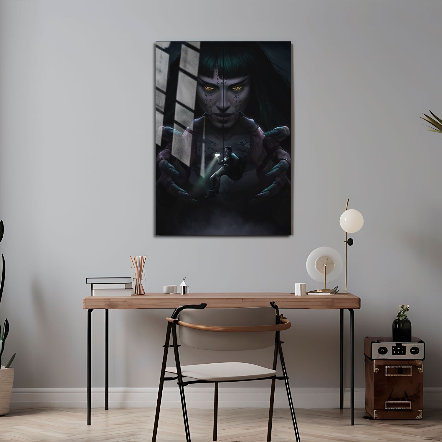 Flex Designs Metal Poster The Mummy Sketch 24 x 36" Home Goods - Movie 1999 Movie Metal Poster