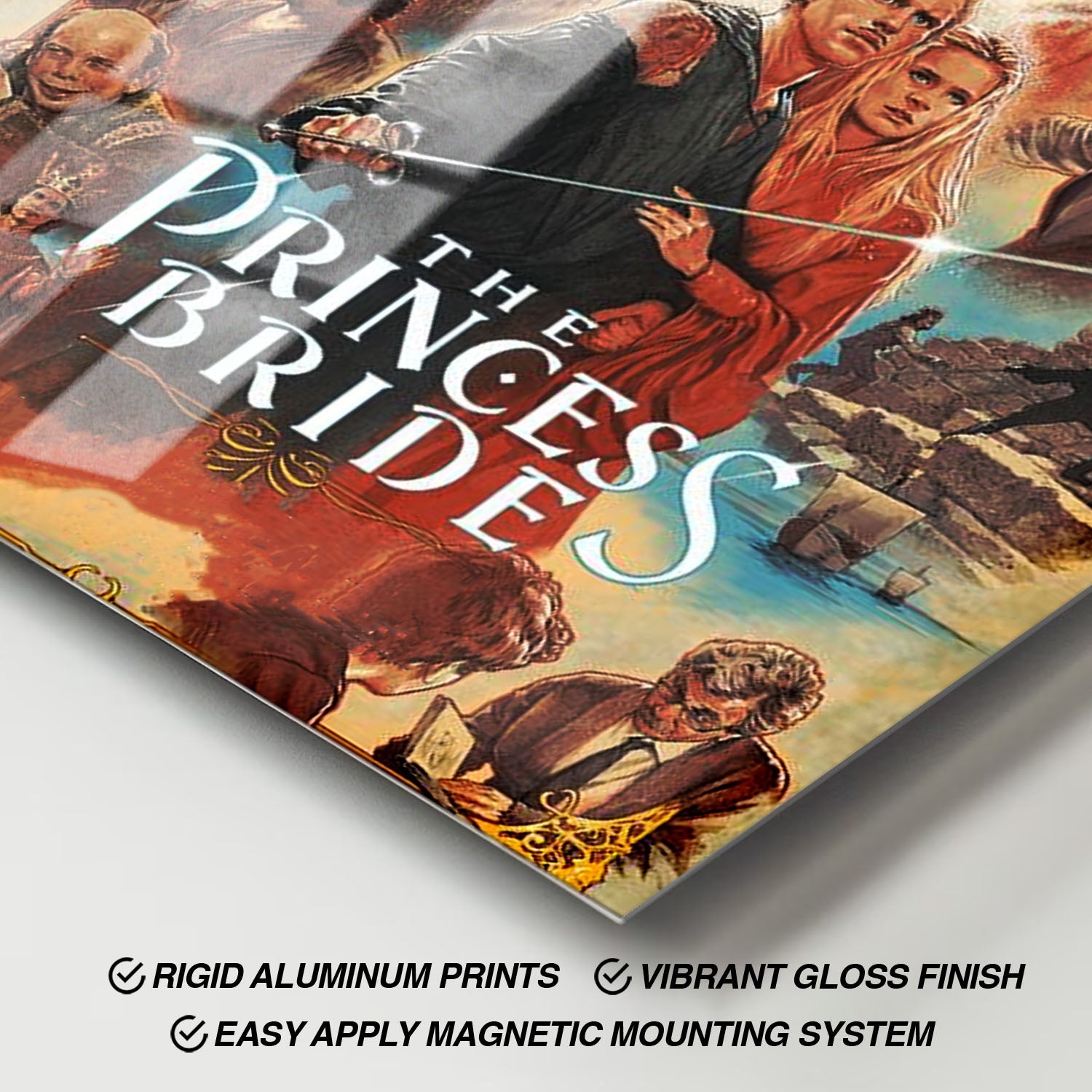 Flex Designs Metal Poster The Princess Bride Sketch 11 x 17" Home Goods - Movie 1987 Movie Metal Poster