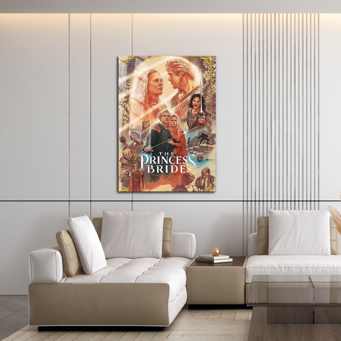 Flex Designs Metal Poster The Princess Bride Sketch 16 x 24" Home Goods - Movie 1987 Movie Metal Poster