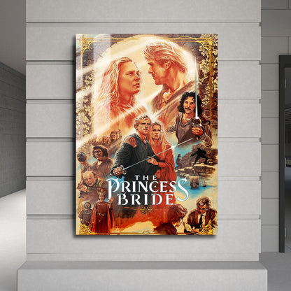 Flex Designs Metal Poster The Princess Bride Sketch 24 x 36" Home Goods - Movie 1987 Movie Metal Poster