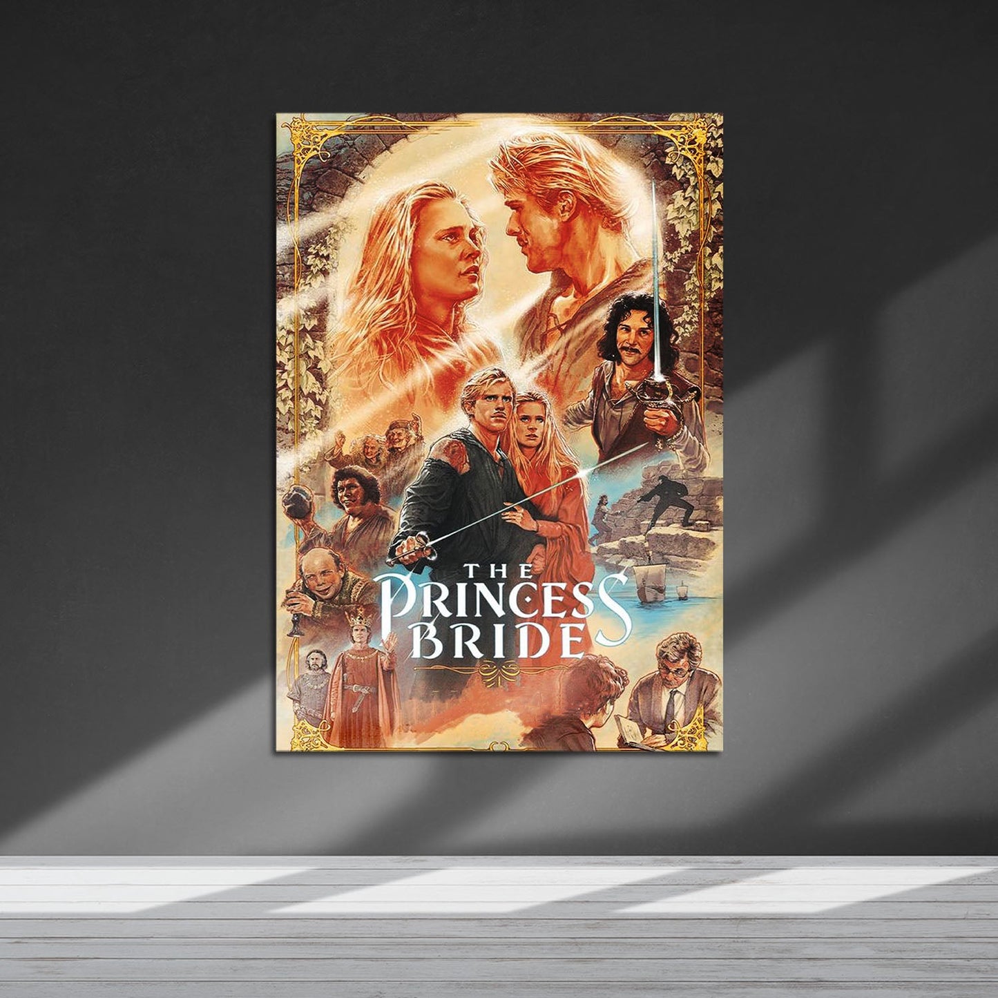 Flex Designs Metal Poster The Princess Bride Sketch 5 x 7" Home Goods - Movie 1987 Movie Metal Poster