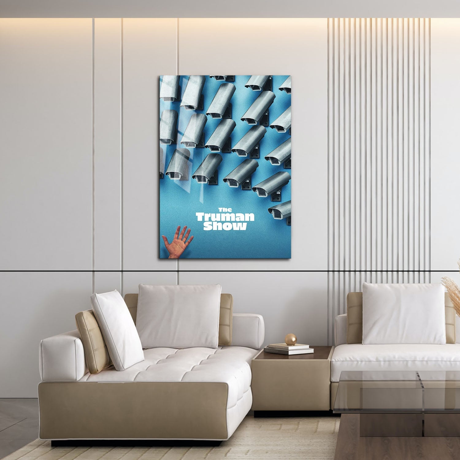 Flex Designs Metal Poster The Truman Show Key Visual 16 x 24" Home Goods - Movie 1998 Movie Metal Poster