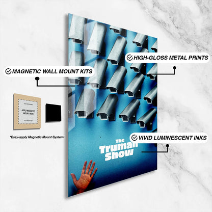 Flex Designs Metal Poster The Truman Show Key Visual 16 x 24" Home Goods - Movie 1998 Movie Metal Poster