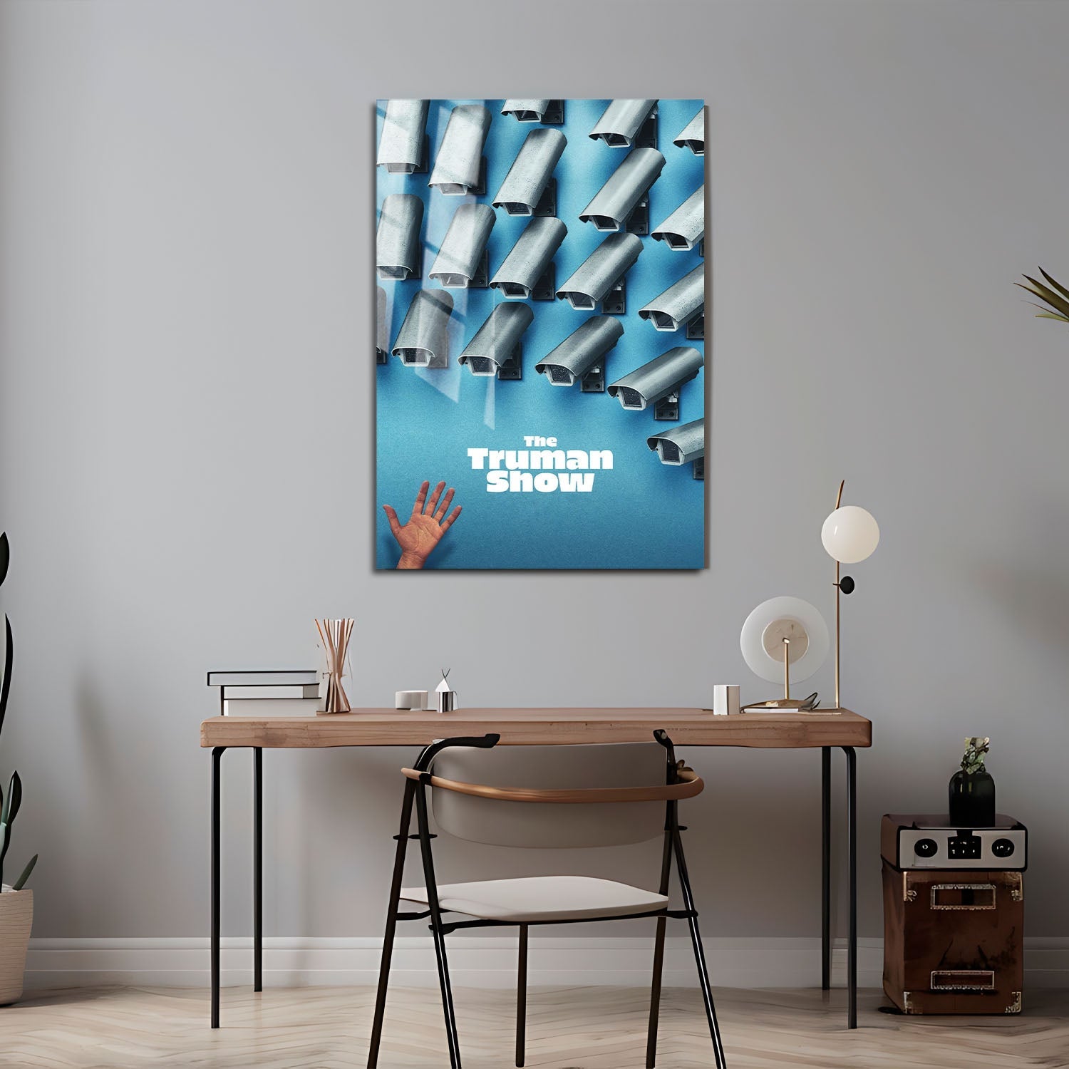 Flex Designs Metal Poster The Truman Show Key Visual 24 x 36" Home Goods - Movie 1998 Movie Metal Poster