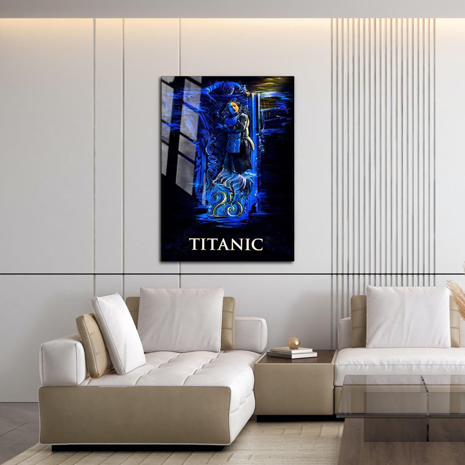 Flex Designs Metal Poster Titanic Sketch 16 x 24" Home Goods - Movie 1997 Movie Metal Poster