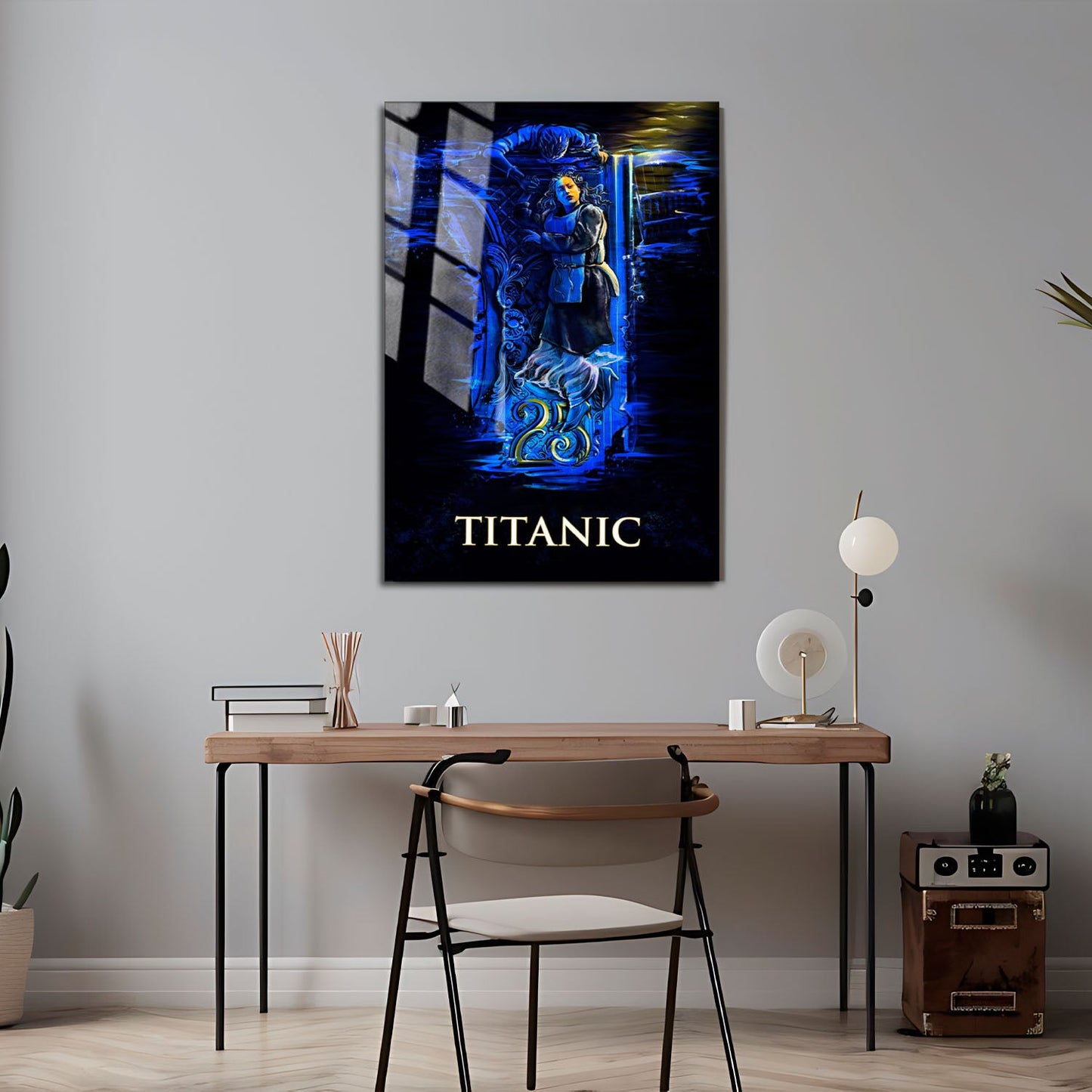 Flex Designs Metal Poster Titanic Sketch 24 x 36" Home Goods - Movie 1997 Movie Metal Poster