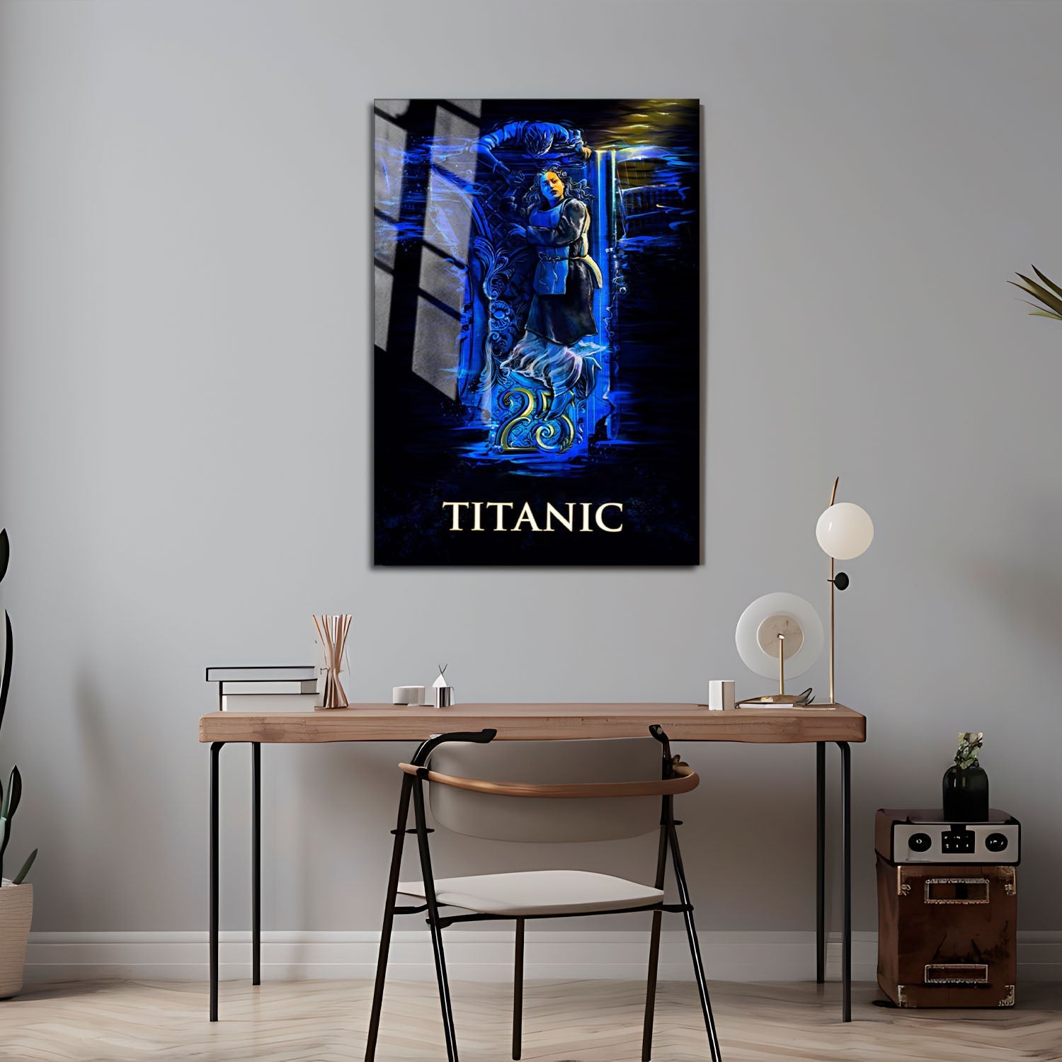Flex Designs Metal Poster Titanic Sketch 24 x 36" Home Goods - Movie 1997 Movie Metal Poster