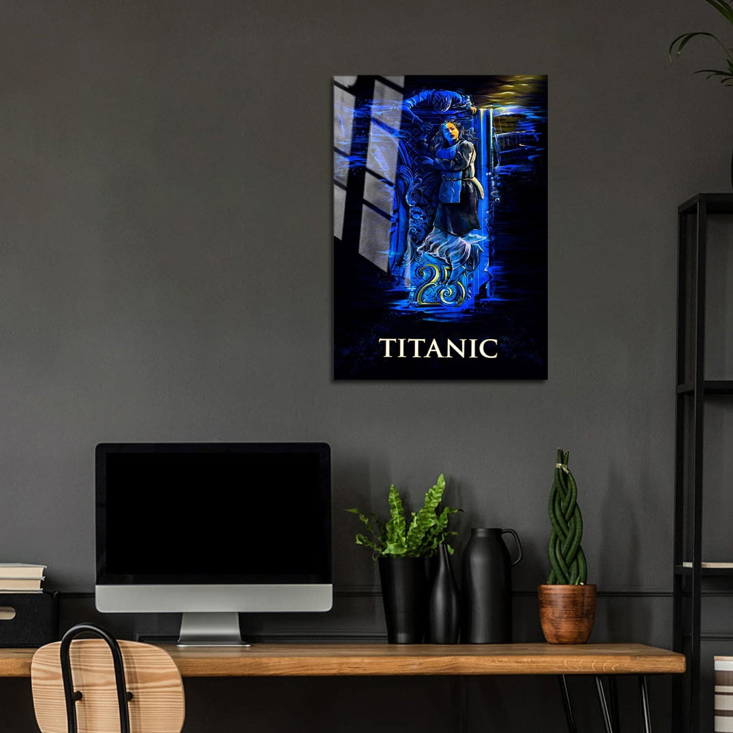Flex Designs Metal Poster Titanic Sketch 5 x 7" Home Goods - Movie 1997 Movie Metal Poster