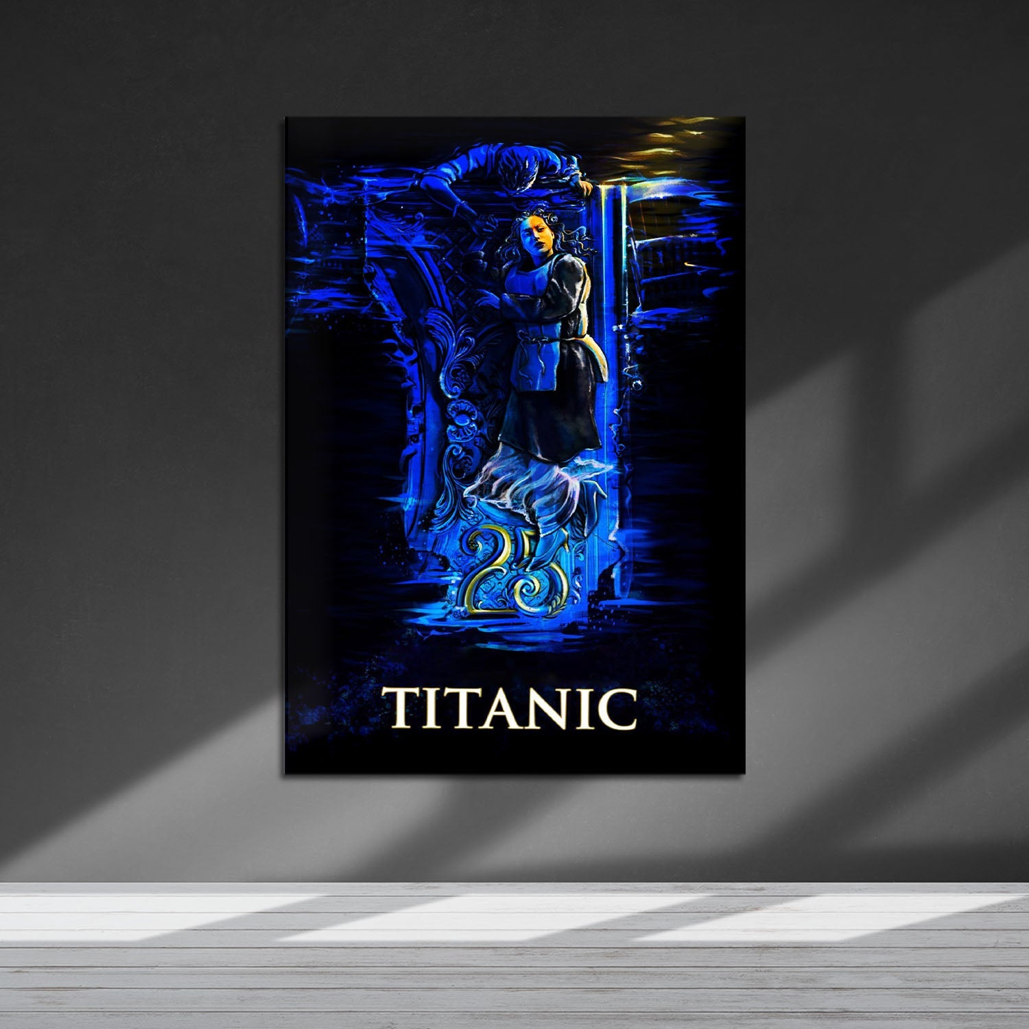 Flex Designs Metal Poster Titanic Sketch 5 x 7" Home Goods - Movie 1997 Movie Metal Poster