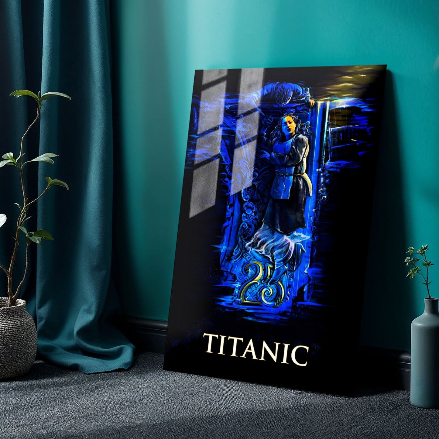 Titanic Sketch Movie Metal Poster