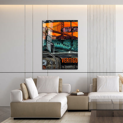 Flex Designs Metal Poster Vertigo Cartoon 16 x 24" Home Goods - Movie 1958 Movie Metal Poster