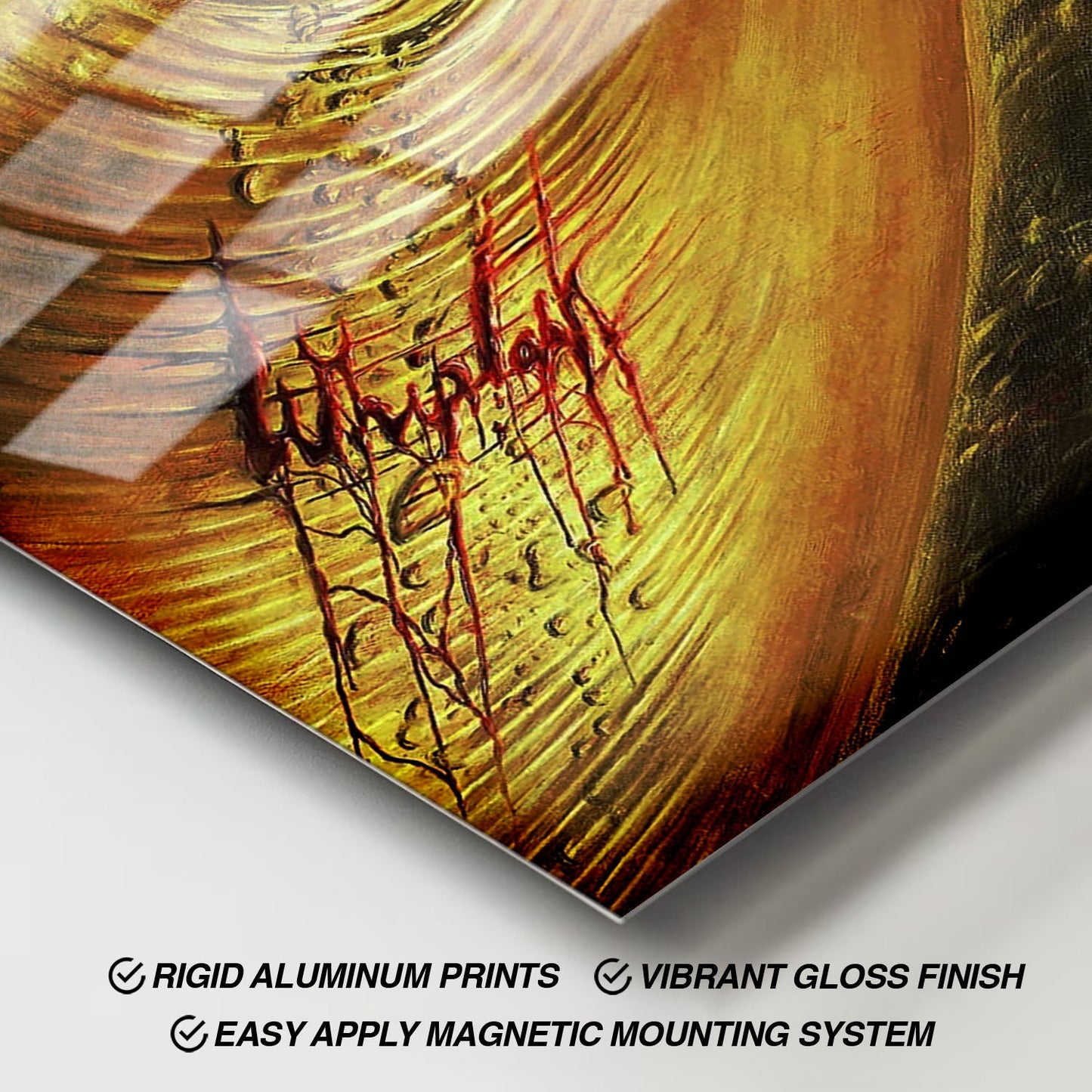 Flex Designs Metal Poster Whiplash Drums Minimalist 11 x 17" Home Goods - Movie 2014 Movie Metal Poster