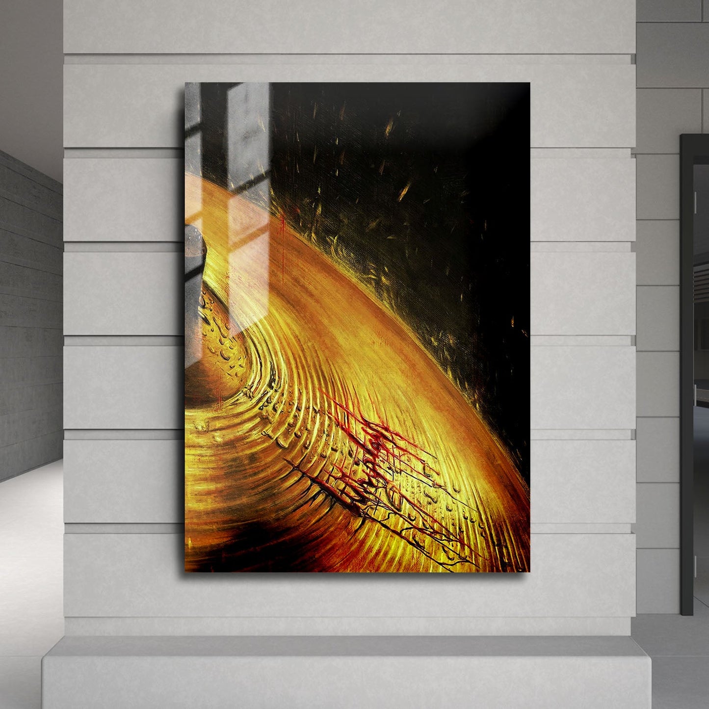 Flex Designs Metal Poster Whiplash Drums Minimalist 24 x 36" Home Goods - Movie 2014 Movie Metal Poster