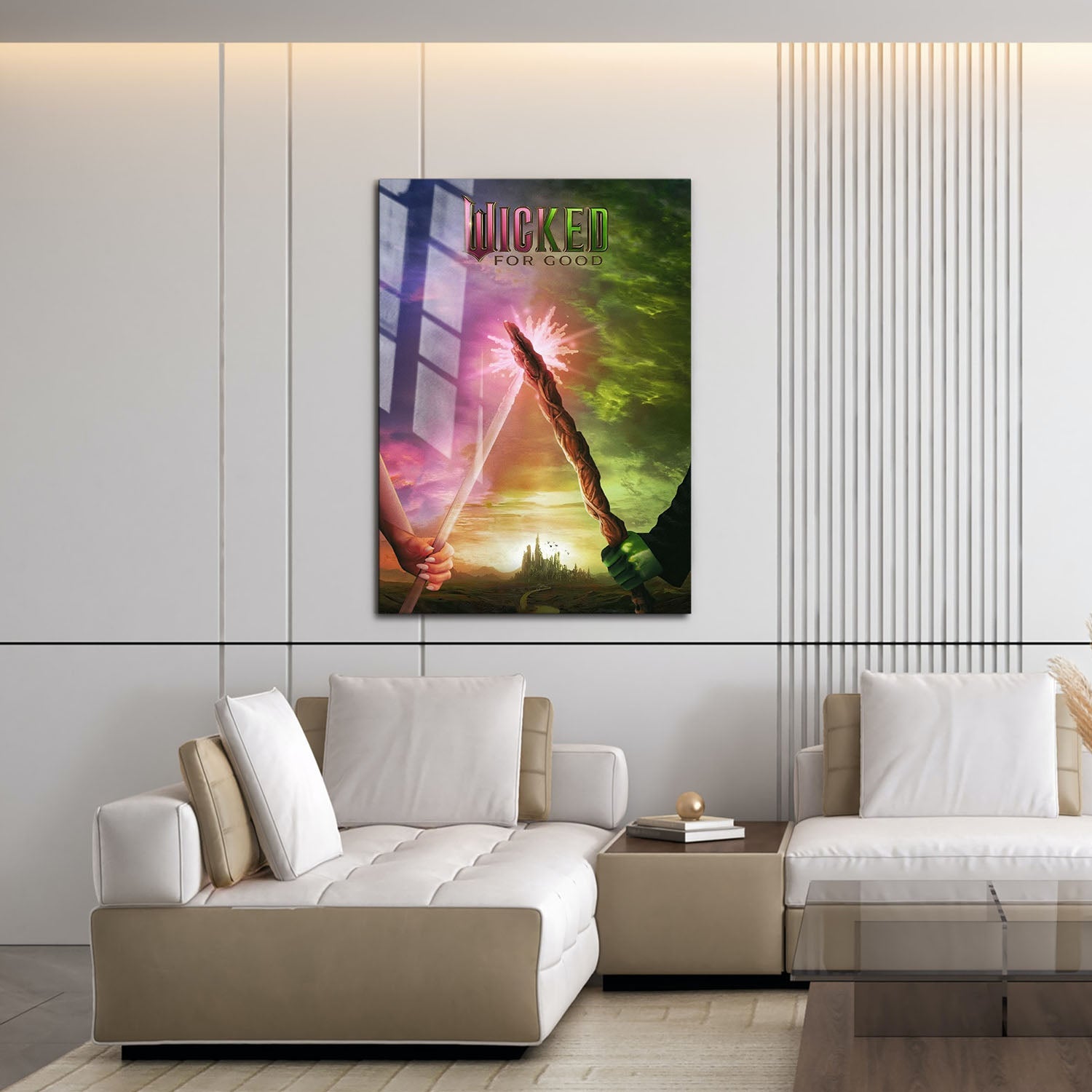 Flex Designs Metal Poster Wicked For Good Theatrical 16 x 24" Home Goods - Movie 2003 Movie Metal Poster