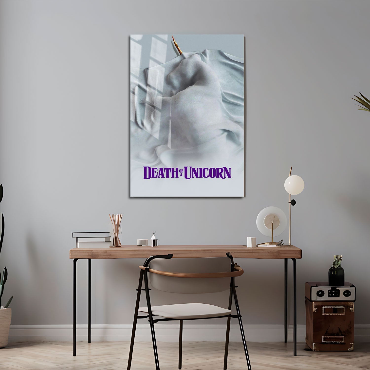 Flex Designs Metal Poster Death of a Unicorn 24 x 36" Home Goods - Movie 2022 Movie Metal Poster