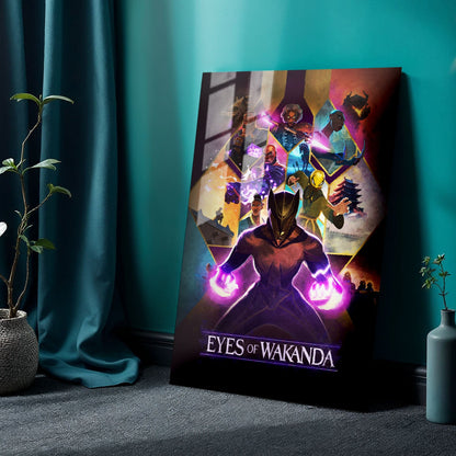 Eyes of Wakanda Cinematic Movie Metal Poster