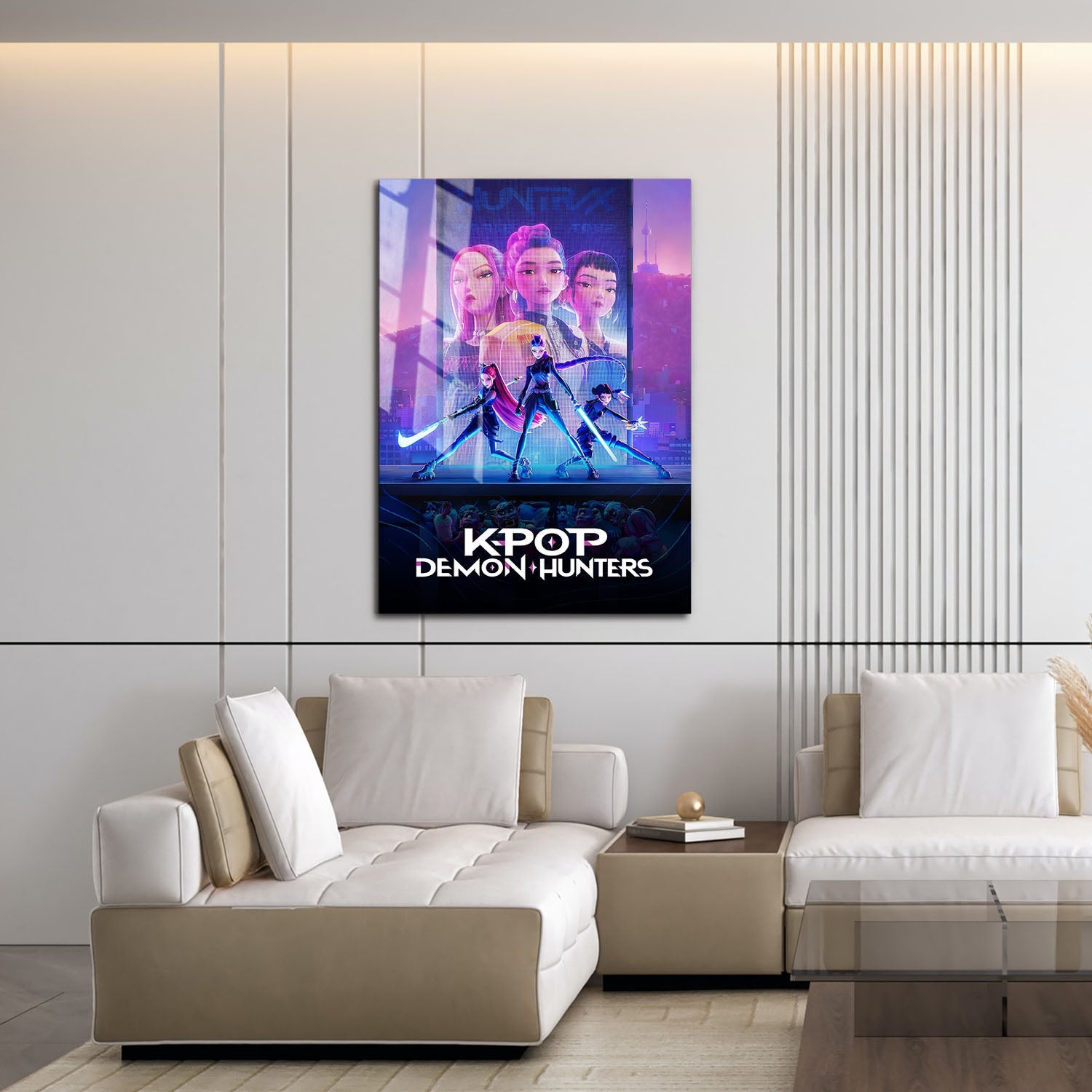 Flex Designs Metal Poster KPop Demon Hunters 16 x 24" Home Goods - TV Show 2025 TV Show Metal Poster