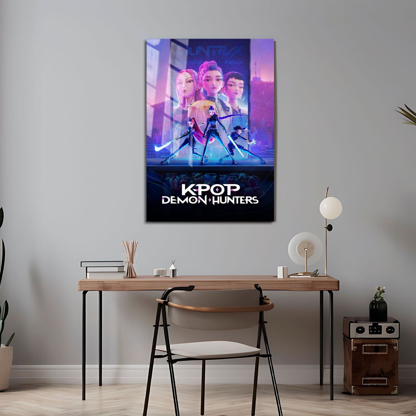 Flex Designs Metal Poster KPop Demon Hunters 24 x 36" Home Goods - TV Show 2025 TV Show Metal Poster