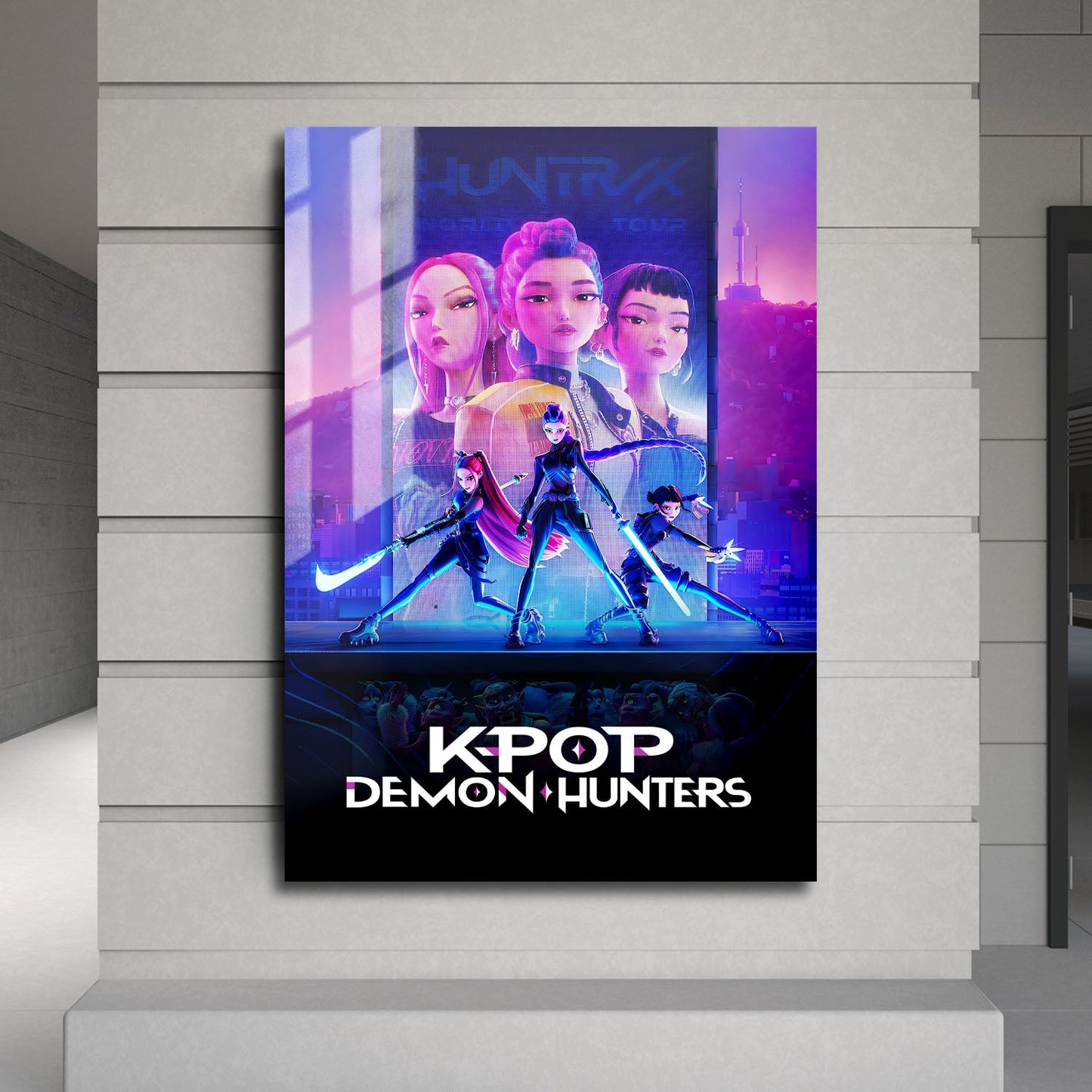 Flex Designs Metal Poster KPop Demon Hunters 24 x 36" Home Goods - TV Show 2025 TV Show Metal Poster
