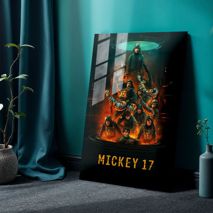 Mickey 17 Cinematic Movie Metal Poster