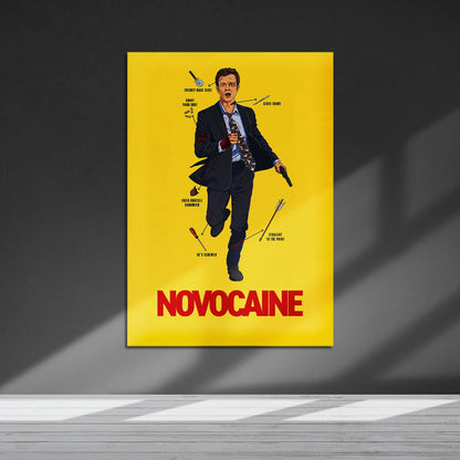 Flex Designs Metal Poster Novocaine 5 x 7" Home Goods - Movie 2001 Movie Metal Poster