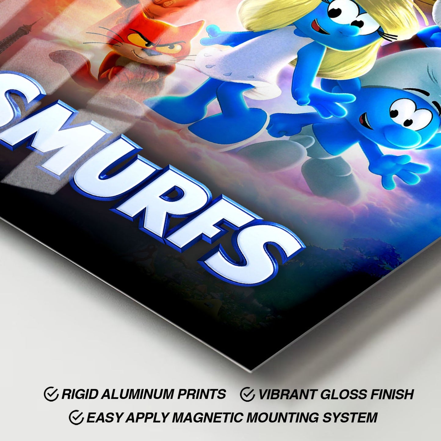Flex Designs Metal Poster Smurfs 11 x 17" Home Goods - Movie 2011 Movie Metal Poster