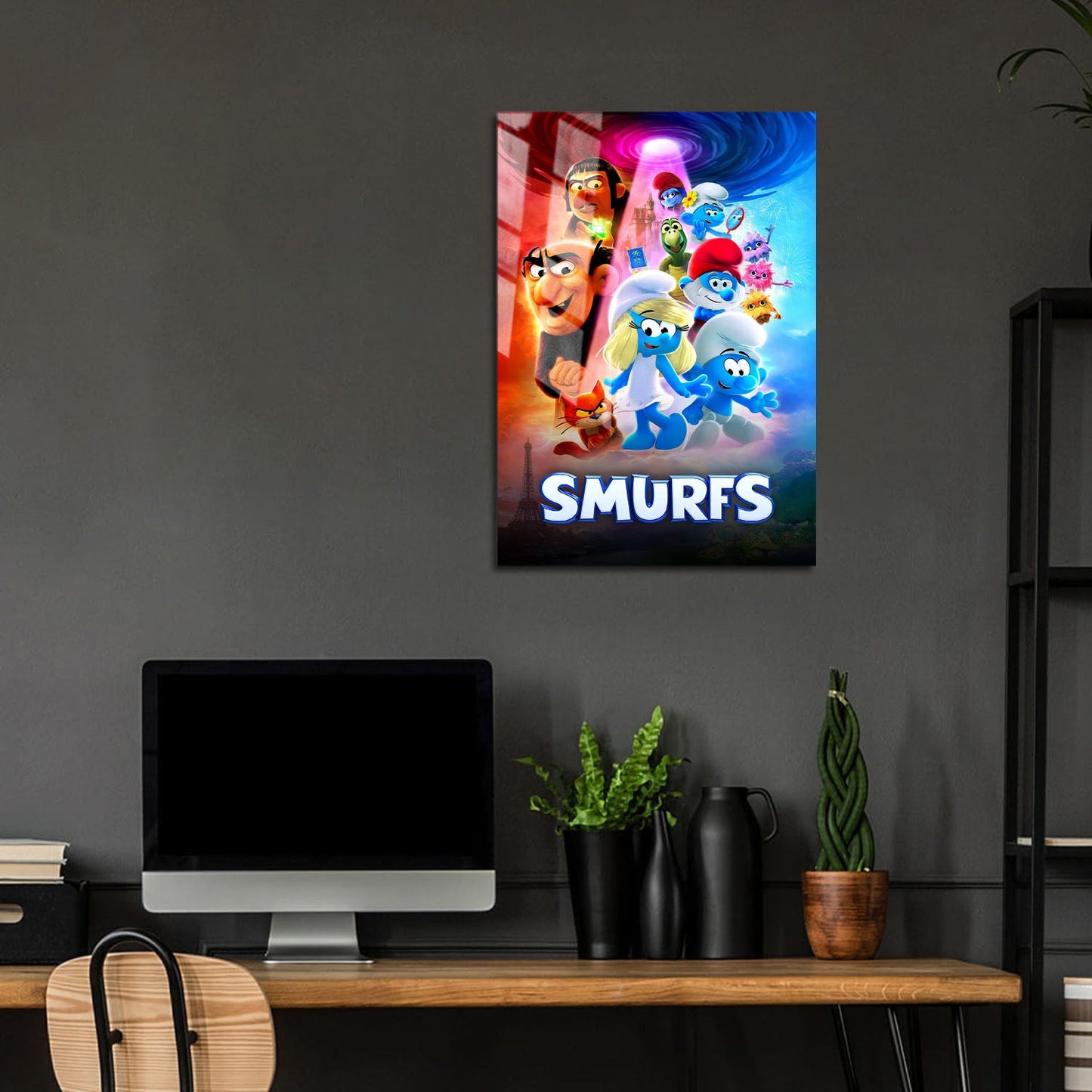 Flex Designs Metal Poster Smurfs 5 x 7" Home Goods - Movie 2011 Movie Metal Poster