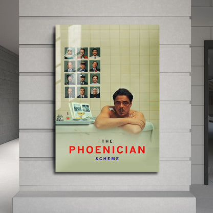 Flex Designs Metal Poster The Phoenician Scheme Key Visual 24 x 36" Home Goods - Movie 2025 Movie Metal Poster