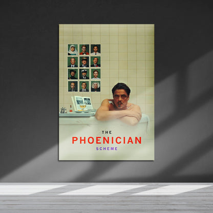 Flex Designs Metal Poster The Phoenician Scheme Key Visual 5 x 7" Home Goods - Movie 2025 Movie Metal Poster