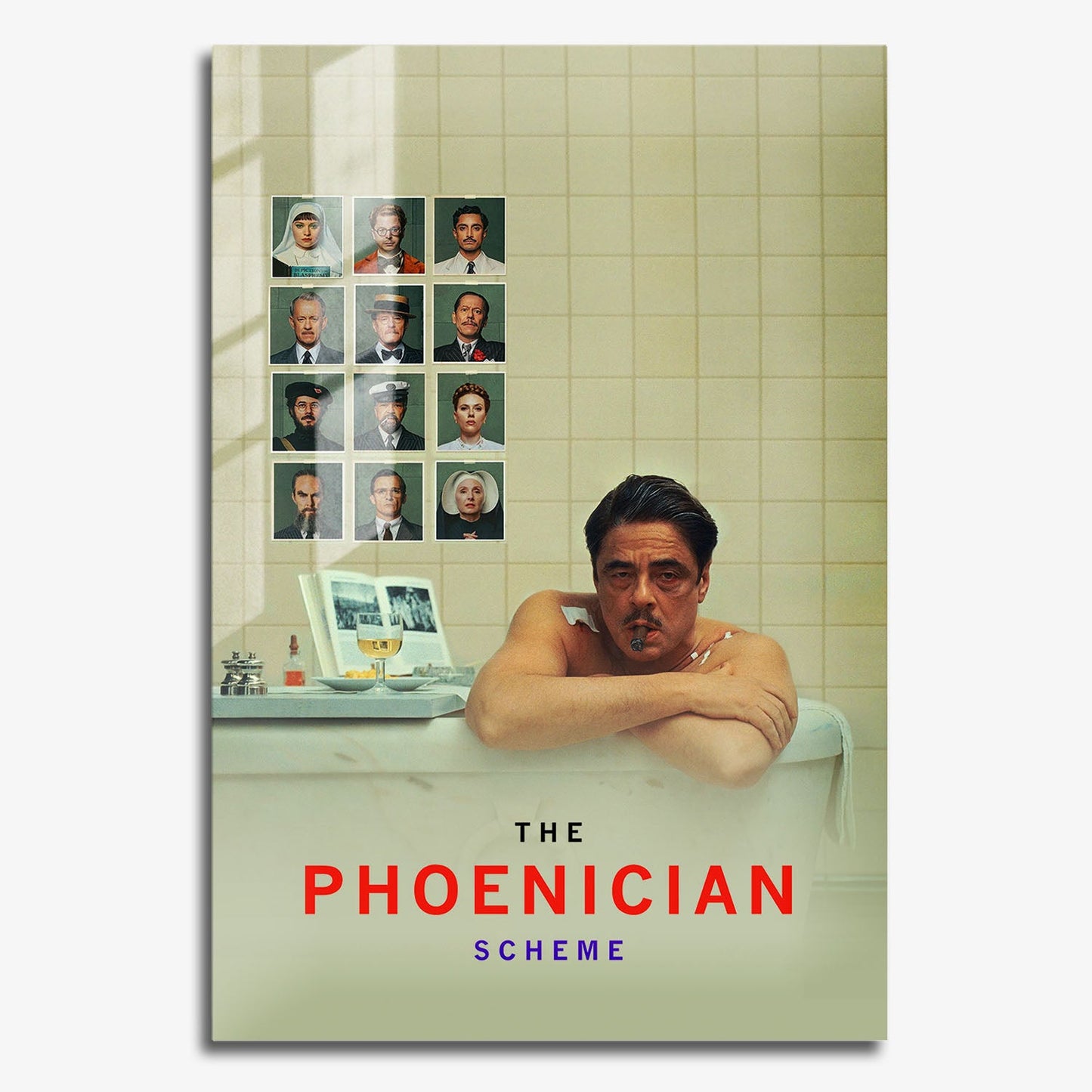 Flex Designs Metal Poster The Phoenician Scheme Key Visual 11 x 17" Home Goods - Movie 2025 Movie Metal Poster
