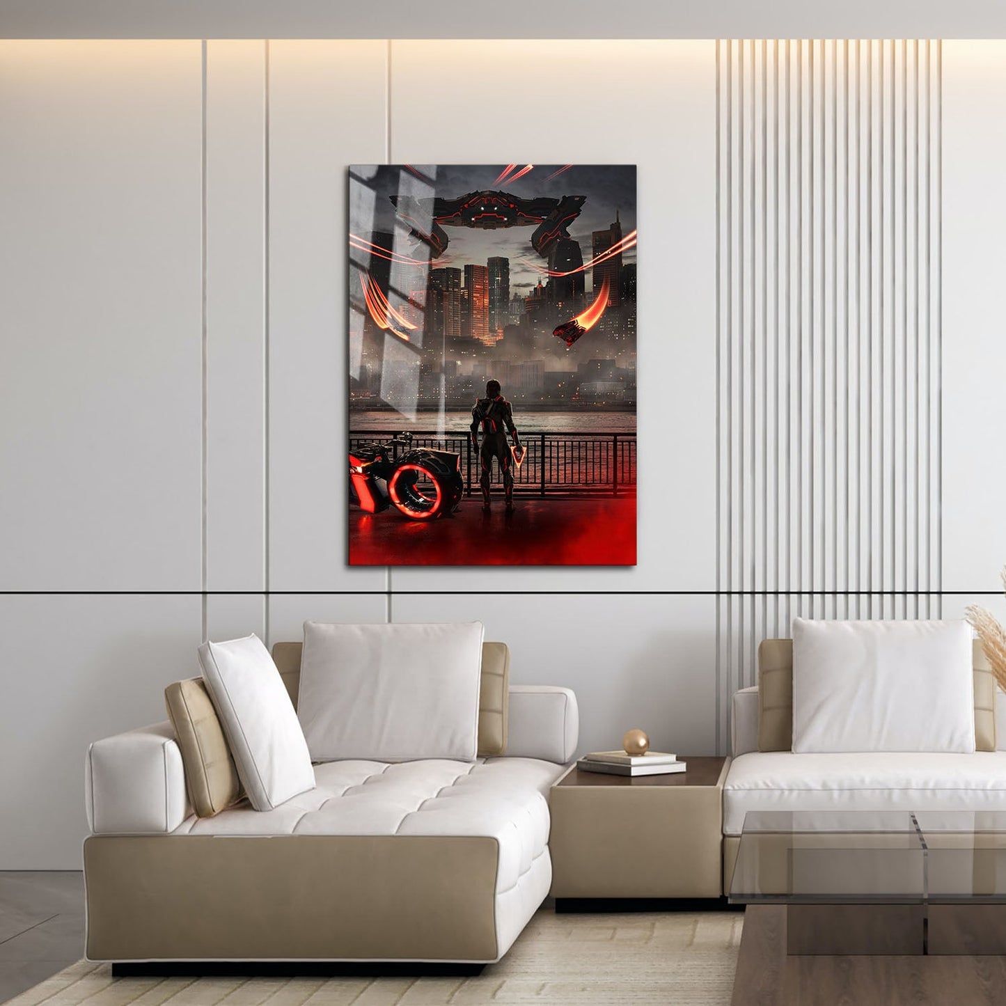 Flex Designs Metal Poster TRON Ares Alternate 16 x 24" Home Goods - Movie 2025 Movie Metal Poster