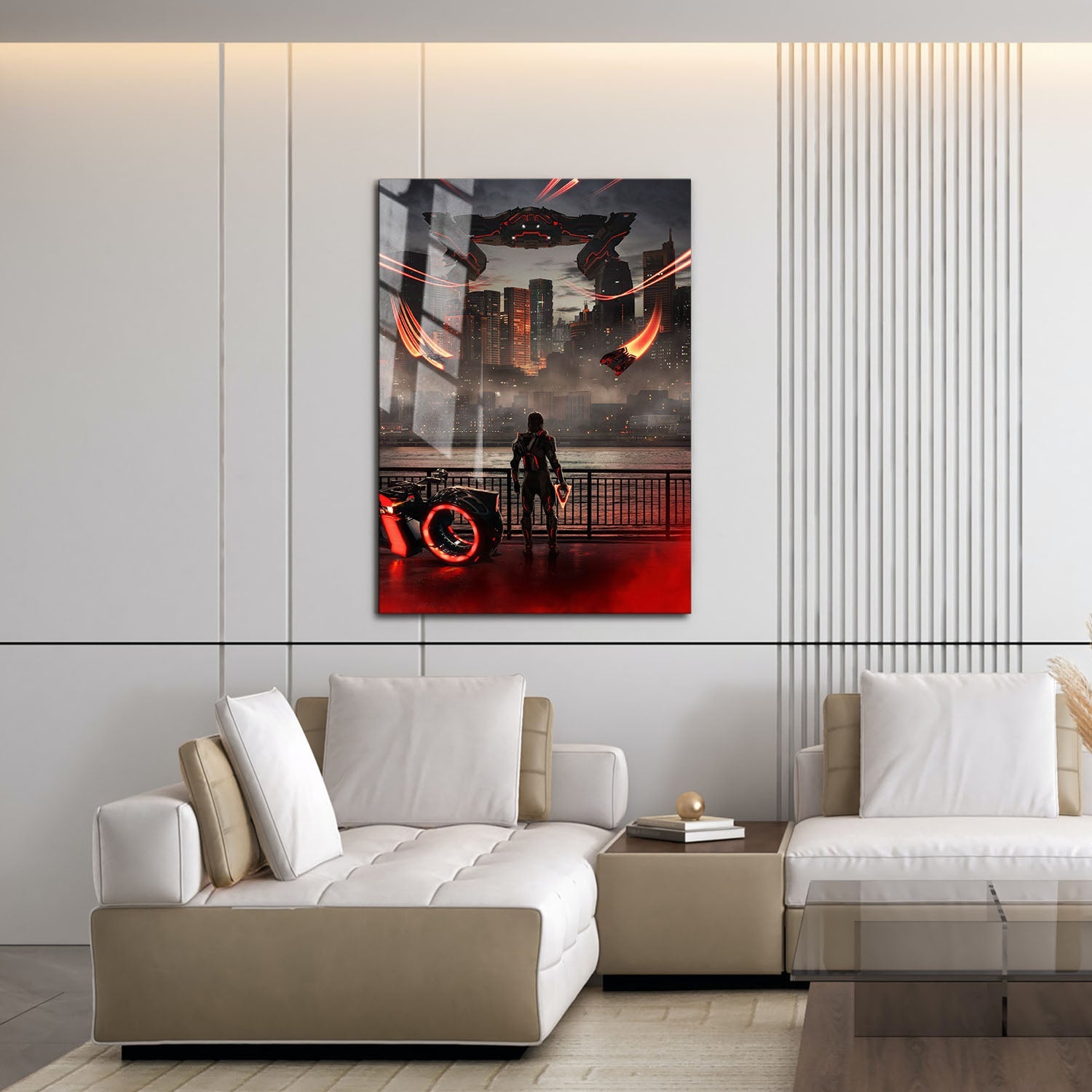 Flex Designs Metal Poster TRON Ares Alternate 16 x 24" Home Goods - Movie 2025 Movie Metal Poster