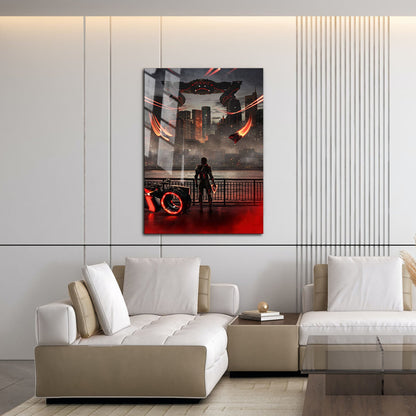Flex Designs Metal Poster TRON Ares Alternate 16 x 24" Home Goods - Movie 2025 Movie Metal Poster