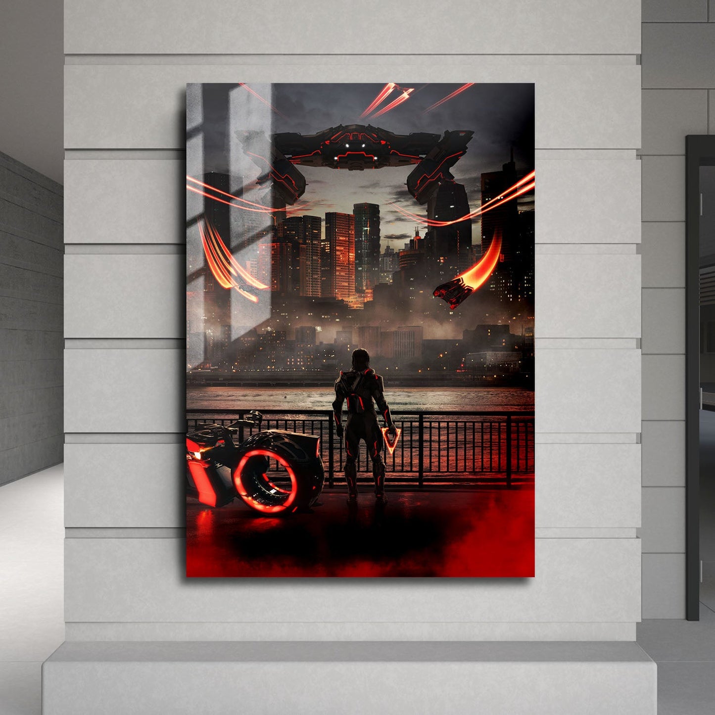 Flex Designs Metal Poster TRON Ares Alternate 24 x 36" Home Goods - Movie 2025 Movie Metal Poster