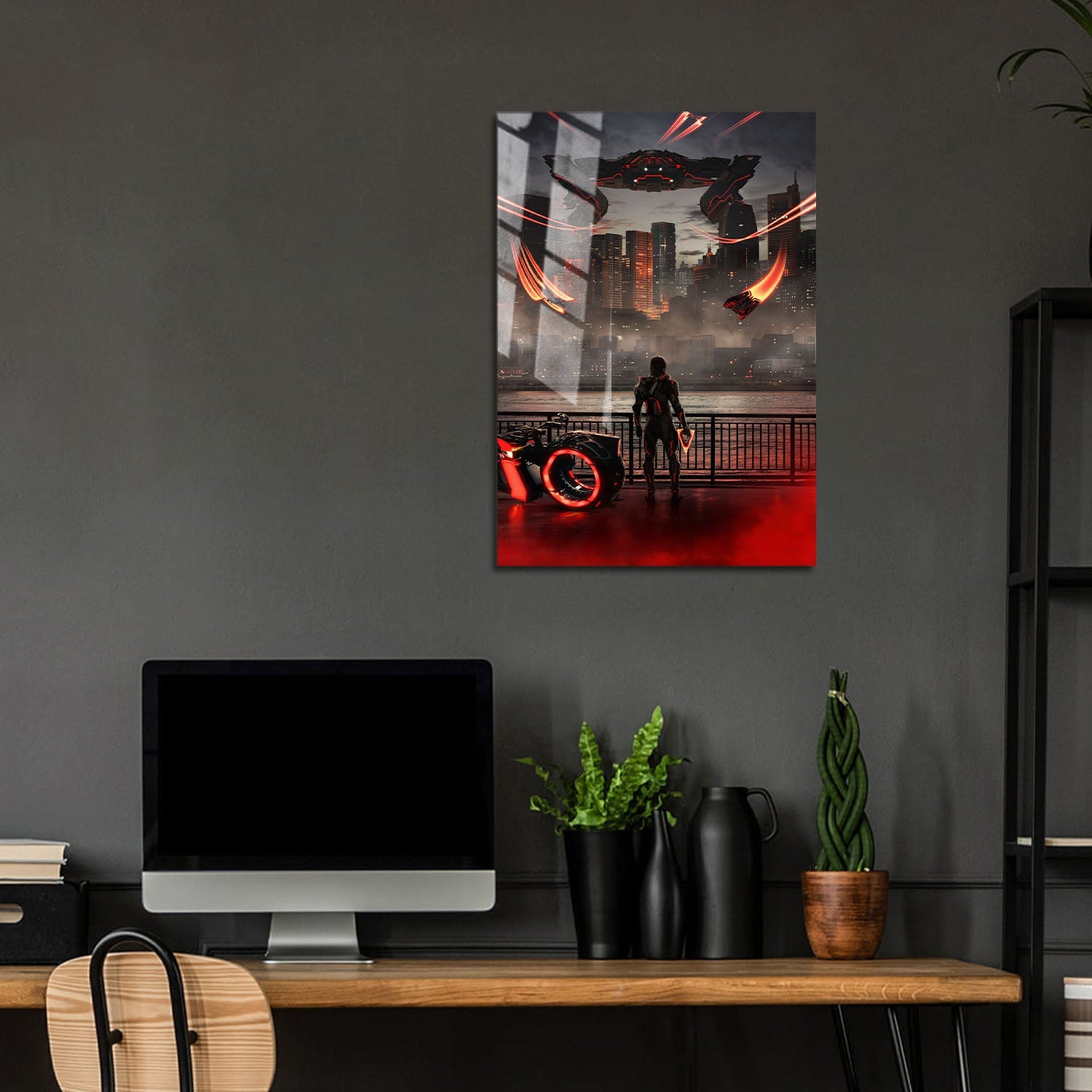 Flex Designs Metal Poster TRON Ares Alternate 5 x 7" Home Goods - Movie 2025 Movie Metal Poster