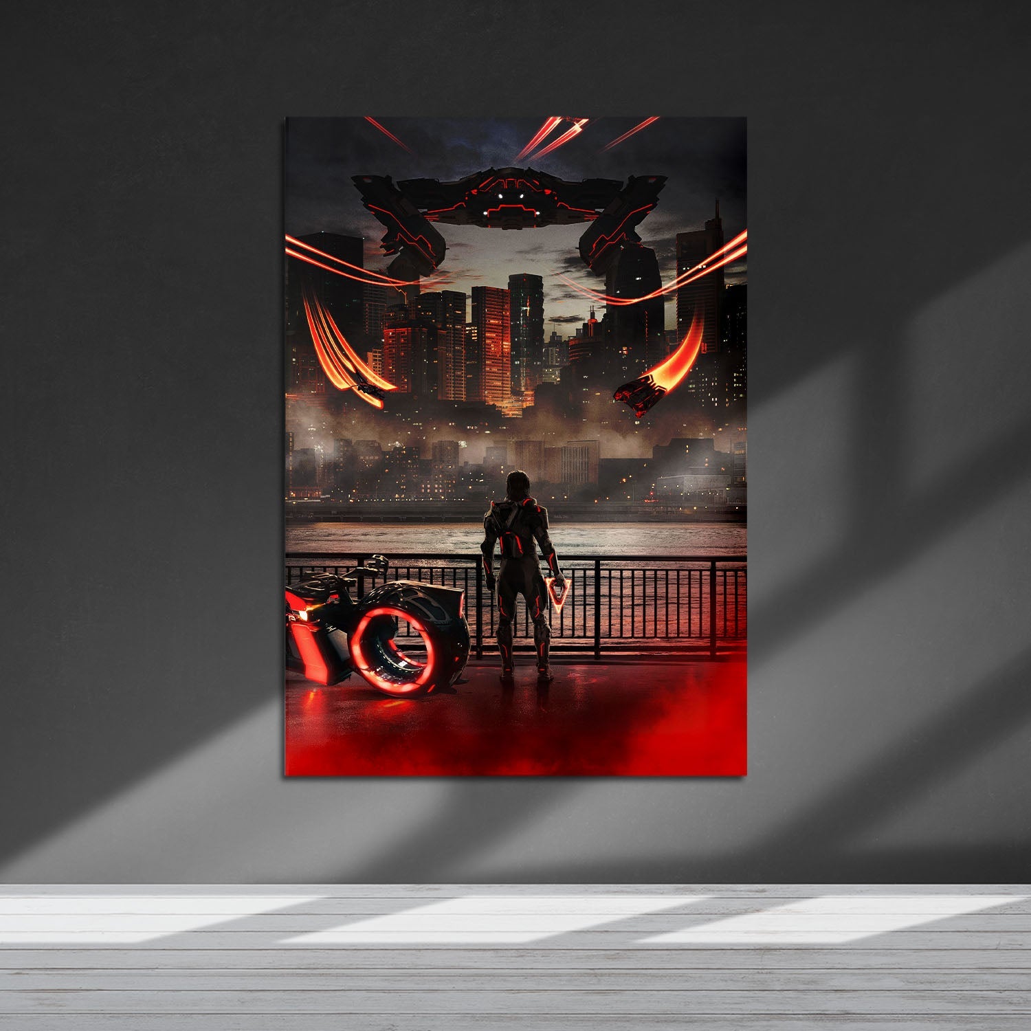Flex Designs Metal Poster TRON Ares Alternate 5 x 7" Home Goods - Movie 2025 Movie Metal Poster