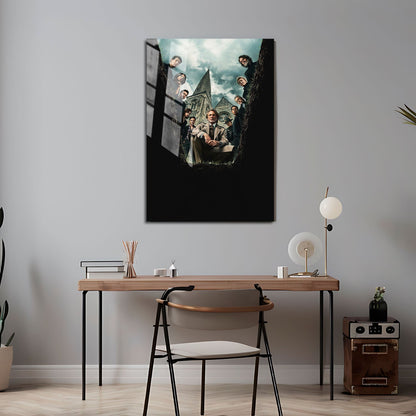 Flex Designs Metal Poster Wake Up Dead Man - A Knives Out Mystery Key Art 24 x 36" Home Goods - Movie 2023 Movie Metal Poster