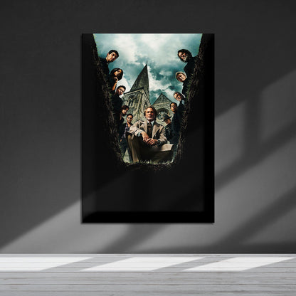 Flex Designs Metal Poster Wake Up Dead Man - A Knives Out Mystery Key Art 5 x 7" Home Goods - Movie 2023 Movie Metal Poster