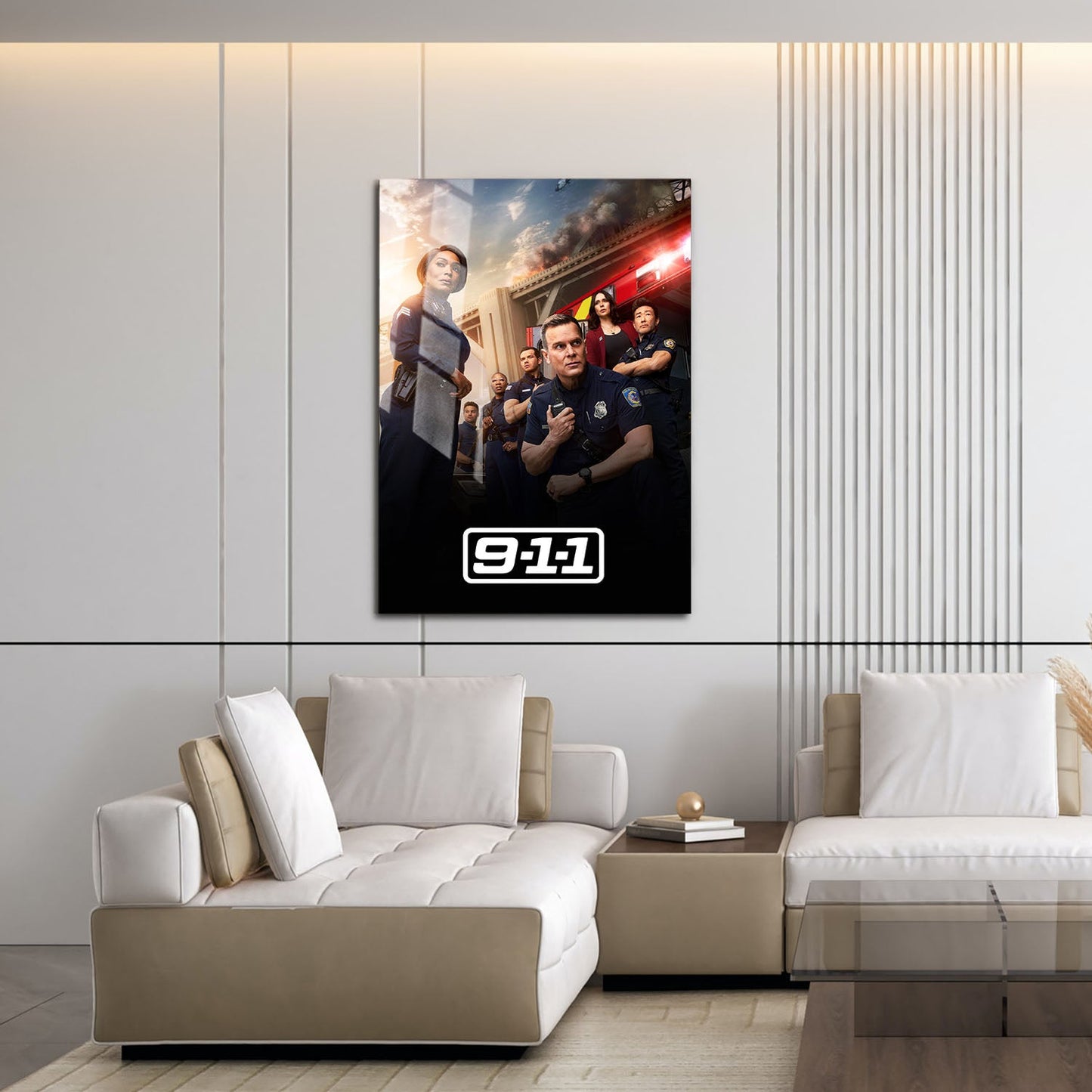 Flex Designs Metal Poster 9-1-1 16 x 24" Home Goods - TV Show 2018 TV Show Metal Poster