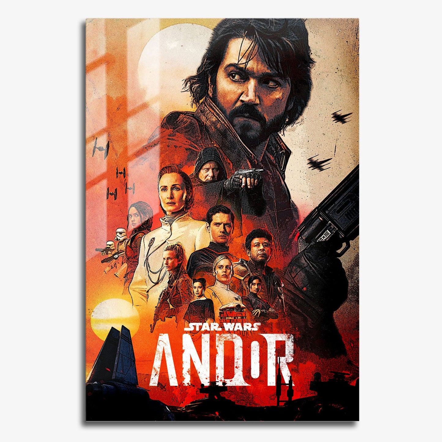 Flex Designs Metal Poster Andor 11 x 17" Home Goods - TV Show 2022 TV Show Metal Poster