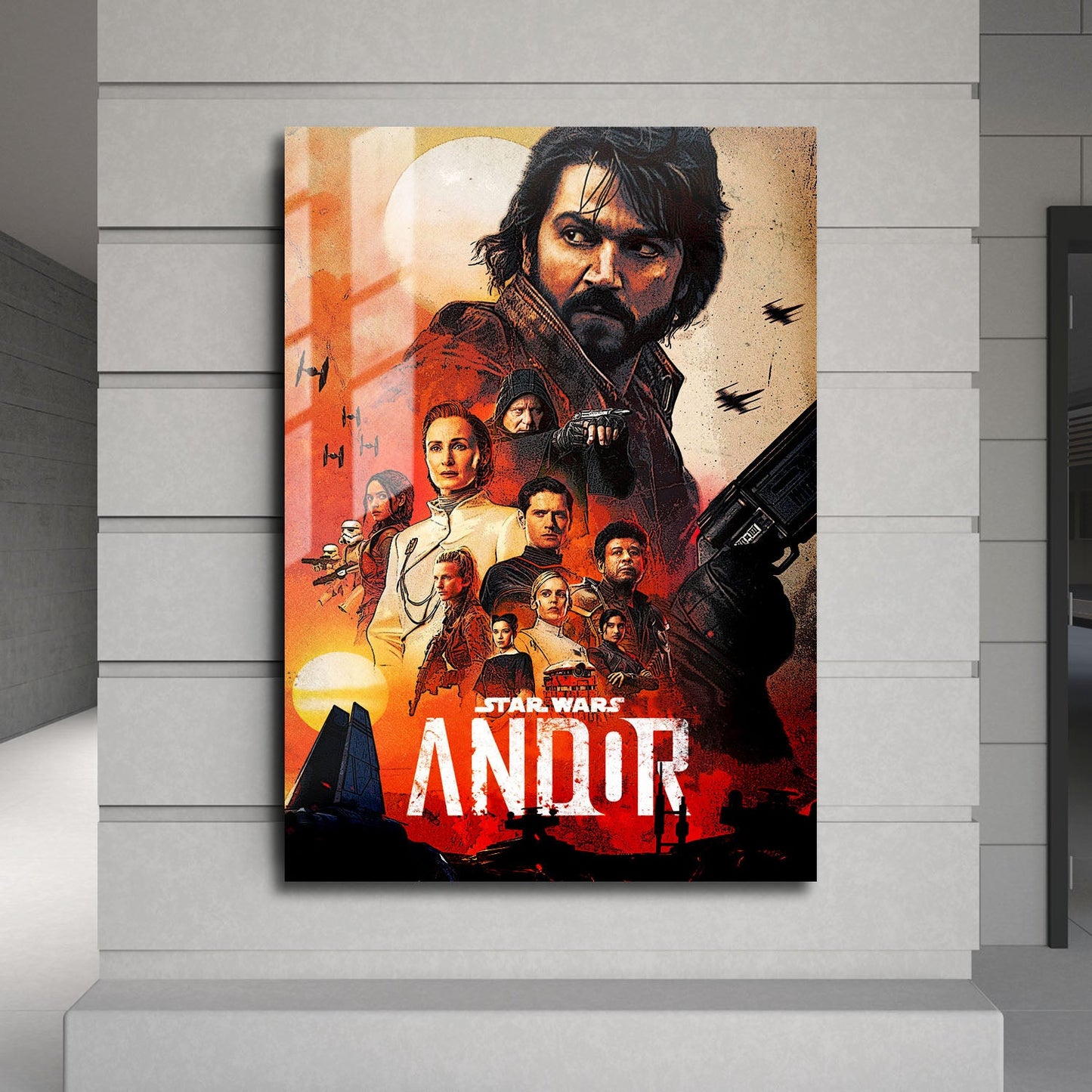 Flex Designs Metal Poster Andor 24 x 36" Home Goods - TV Show 2022 TV Show Metal Poster