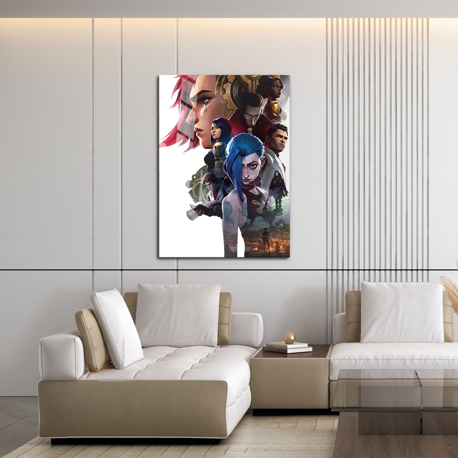 Flex Designs Metal Poster Arcane Key Art 16 x 24" Home Goods - TV Show 2021 TV Show Metal Poster