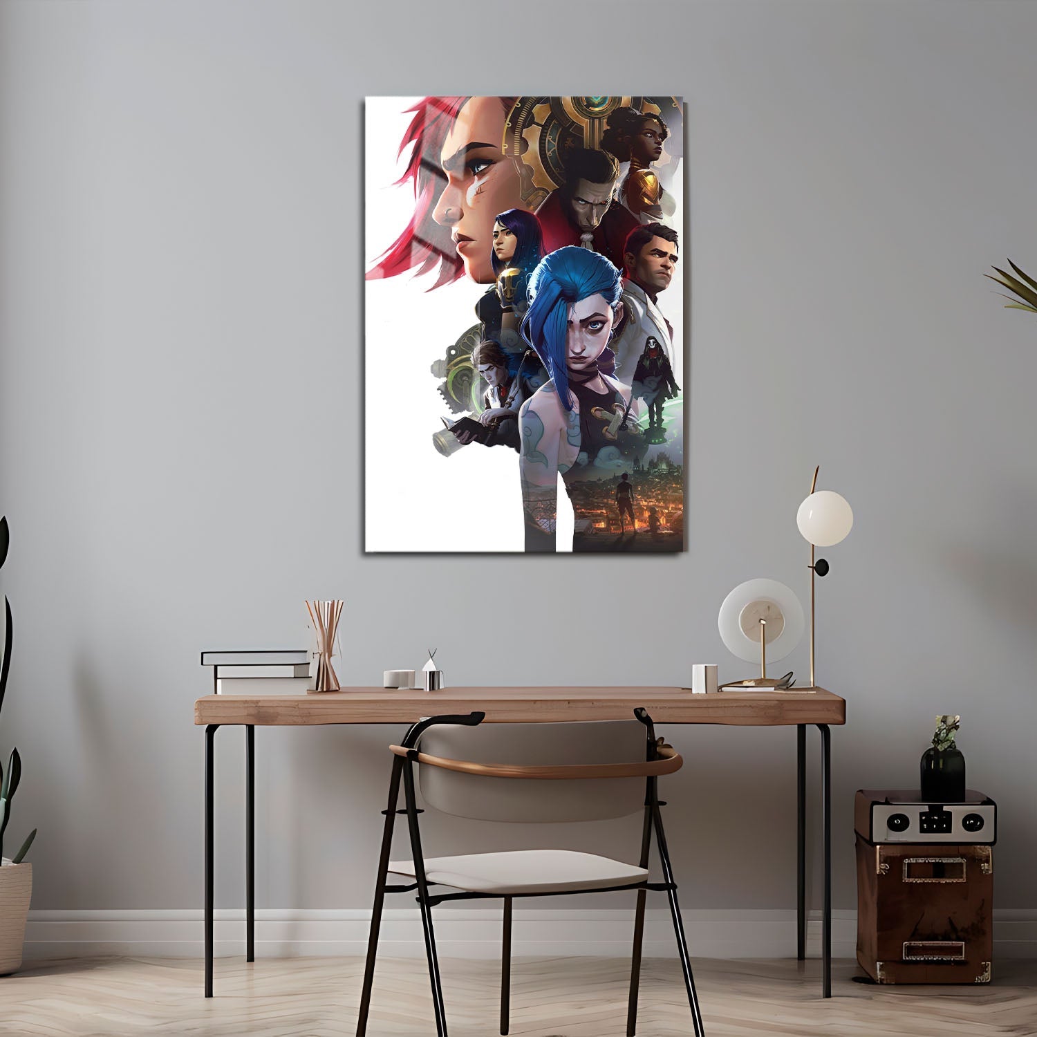 Flex Designs Metal Poster Arcane Key Art 24 x 36" Home Goods - TV Show 2021 TV Show Metal Poster