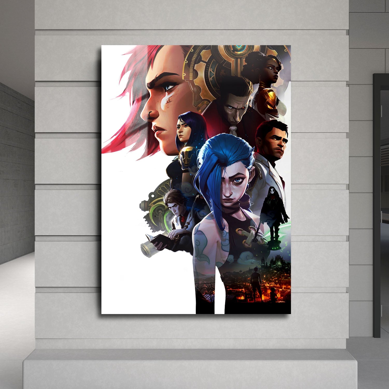Flex Designs Metal Poster Arcane Key Art 24 x 36" Home Goods - TV Show 2021 TV Show Metal Poster