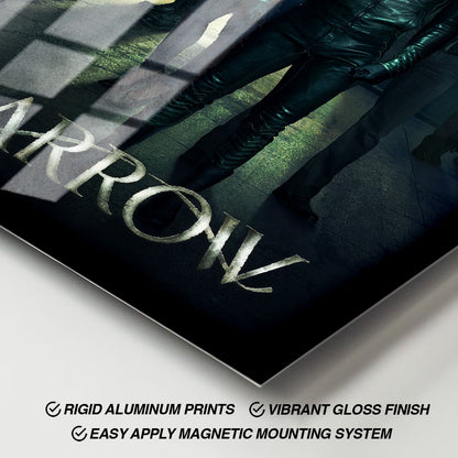 Flex Designs Metal Poster Arrow 11 x 17" Home Goods - TV Show 2012 TV Show Metal Poster