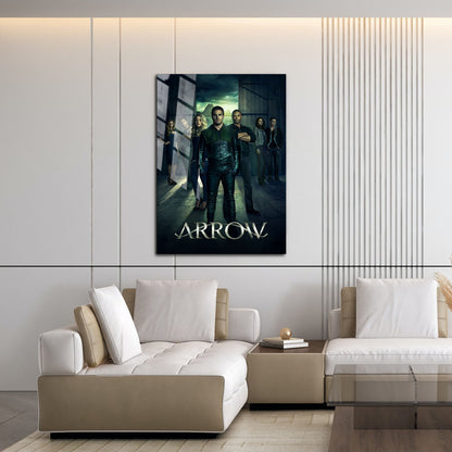 Flex Designs Metal Poster Arrow 16 x 24" Home Goods - TV Show 2012 TV Show Metal Poster