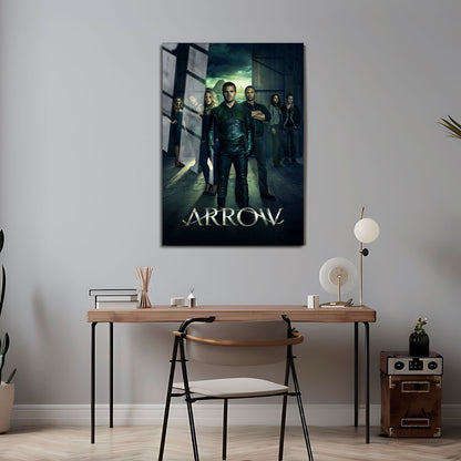 Flex Designs Metal Poster Arrow 24 x 36" Home Goods - TV Show 2012 TV Show Metal Poster